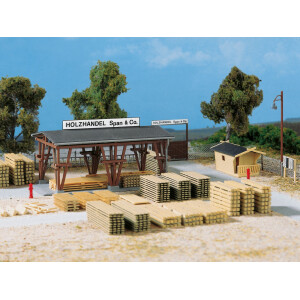 Auhagen 11353 Holzhandel Span & Co., H0
