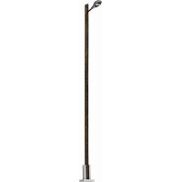 Busch 4111 Bahnhofsleuchte mit Holzmast (LBL), gelbes Licht, H0