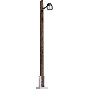 Busch 8735 Topfleuchte mit Holzmast, gelbes Licht, TT