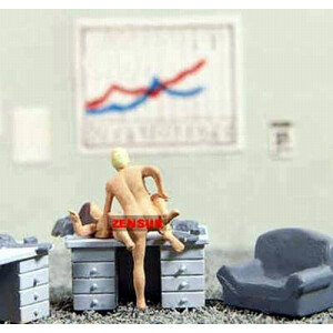 Noch 15953 Lovers in action, with desk, H0