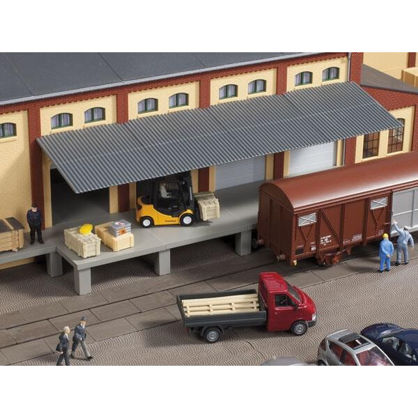 Auhagen 80254 Rampe mit Dach, H0