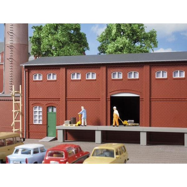 Auhagen 80520 Wand 2410A, Wände 2410B und Wände 2410D rot, H0