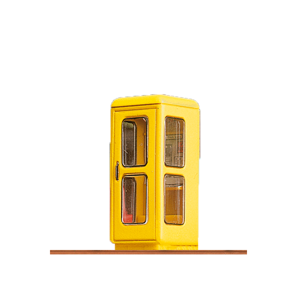 Brawa 5442 Telefonzelle, beleuchtet, Epoche IV, H0