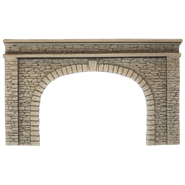 Noch 58062 Tunnel-Portal, 2-gleisig, handbemalt, H0