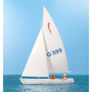 Preiser 10677 Segler (2), Segelboot »Korsar«, H0