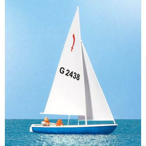 Preiser 10679 Segler (3), Segelboot »Korsar«, H0