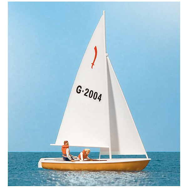 Preiser 10681 Segler (4), Segelboot »Korsar«, H0