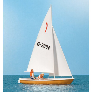 Preiser 10681 Segler (4), Segelboot »Korsar«, H0