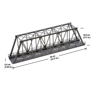 Noch 21320 Kastenbrücke, mit Windverband, Bausatz, H0