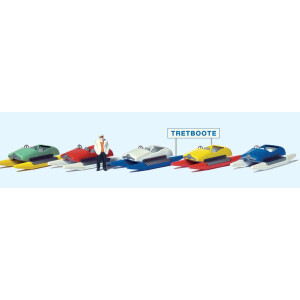 Preiser 10685 Tretbootverleih, H0