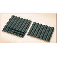 Auhagen 41613 4 trapeoid roof sheets, H0