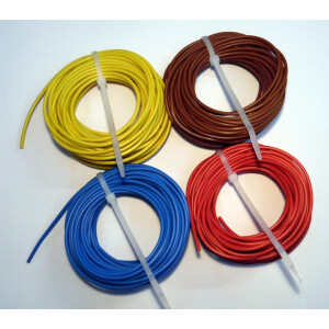 H05V-K, 0,75 qmm, 10 Meter, gelb