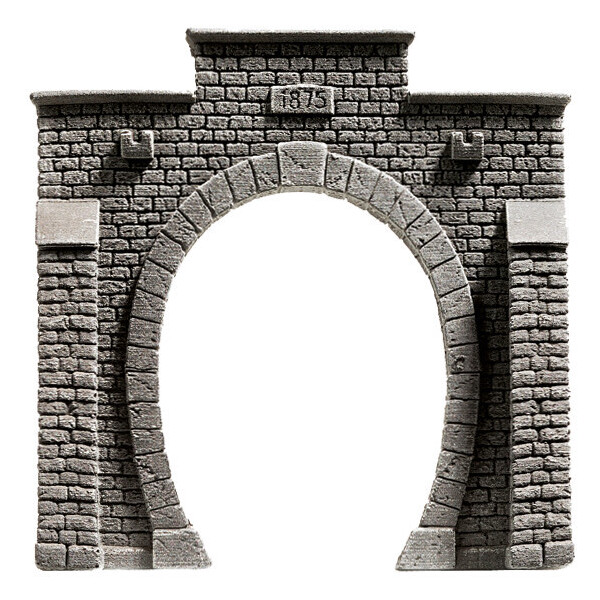 Noch 48051 Tunnel-Portal, 1-gleisig, handbemalt, TT