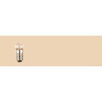 10 Stück Lampe mit Schraubsockel (Kugel) klar, 4 V