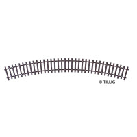Tillig 83006 Gebogenes Schwellenband R21 - 353 mm/30°, TT
