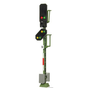 Viessmann 4014 Licht-Blocksignal mit Vorsignal, H0