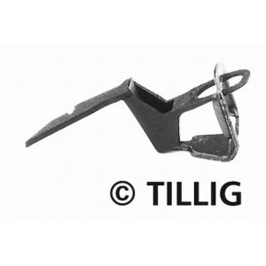 Tillig 08823 Kupplung, kurz - für Schlitzaufnahme (50 Stück), TT