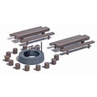 Busch 7781 Mini-Set: Waldgrillplatz, H0