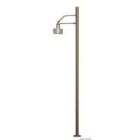 Viessmann 6065 Holzmastleuchte, LED warmweiß, 90 mm hoch, H0