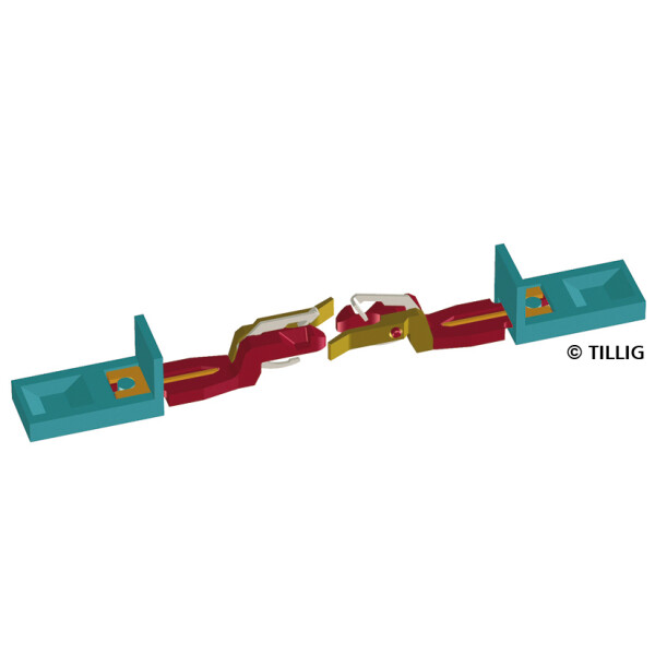 Tillig 08842 Kupplung,V 180-4achs., (2 Stck.), TT