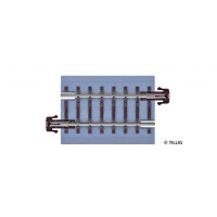 Tillig 83714 Gerades Bettungsgleis G3 (braun) - Länge 43 mm, TT