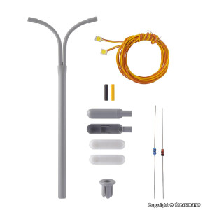 Viessmann 6723 Bausatz Peitschenleuchte doppelt, 2 LEDs...