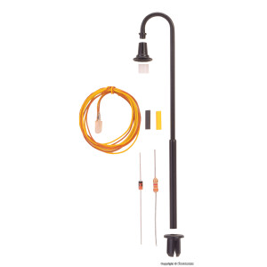 Viessmann 6724 Bausatz Bogenleuchte, LED weiß, 87...