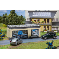 Faller 130621 Doppelgarage mit Antriebsteilen, H0