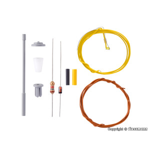 Viessmann 6921 Bausatz Straßenleuchte, LED...