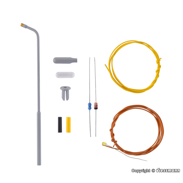 Viessmann 6922 Lampadaire cintré, TT