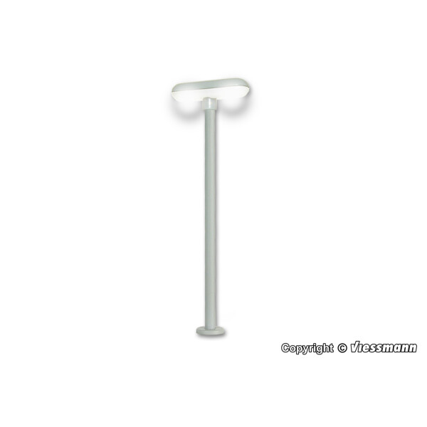 Viessmann 6964 Bahnsteigleuchte, LED weiß, 51 mm hoch, TT