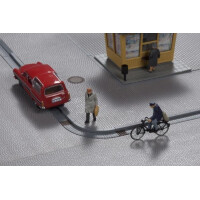 Auhagen 42656 Kerbs with gutter, H0/TT