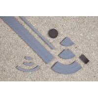 Auhagen 42656 Kerbs with gutter, H0/TT