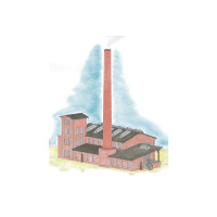 Auhagen 13341 Factory building, TT