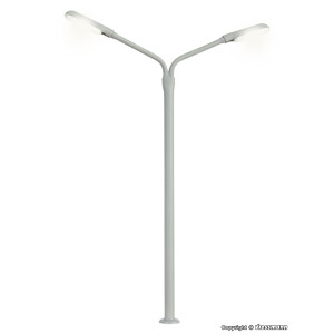 Viessmann 6995 Whip street light double, 2 LEDs white, TT
