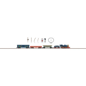 Märklin 81845 Christmas Starter Set. Steam Freight Train with an Oval of Track, Z