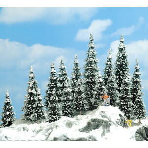 Busch 6466 20 Schneetannen, H0