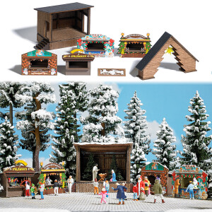 Busch 1183 Wald-Weihnachtsmarkt, H0