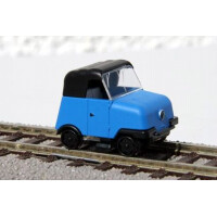 Kres 70070 Gleiskraftrad GKR Typ 1 "Schienentrabi", blau, geschlossen, H0