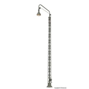 Viessmann 9385 Gittermastleuchte, LED warmweiß, 280 mm hoch, 0