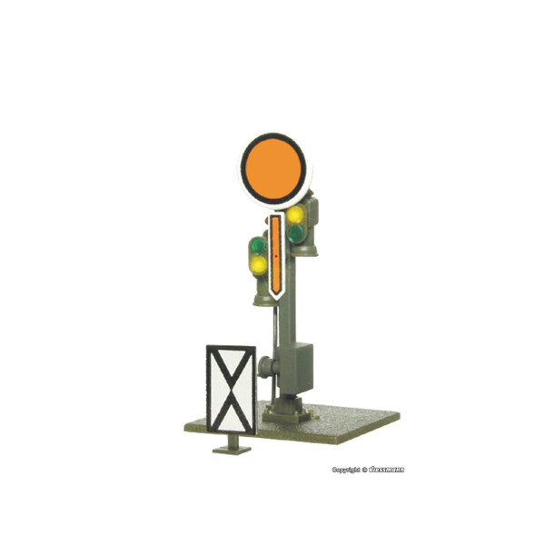 Viessmann 4407 Form-Vorsignal, Scheibe starr, Flügel beweglich, N