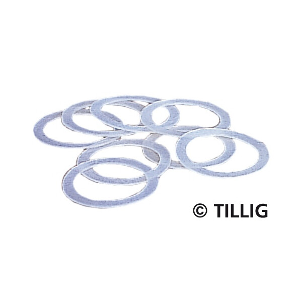 Tillig 08881 Haftreifen 10,5 mm, (8 Stck.)Btl., TT