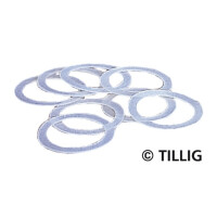 Tillig 08881 Haftreifen 10,5 mm, (8 Stck.)Btl., TT