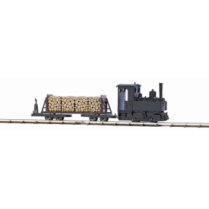 Busch 12011 Feldbahn-Start-Set mit Dampflok, H0f