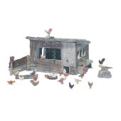 Woodland D215 Chicken Coop (24pcs), H0