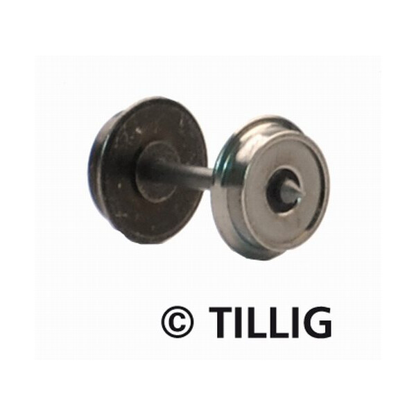 Tillig 08819 Metallradsatz 8 mm, (8 Stck.)Btl., TT