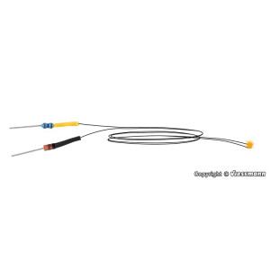 Viessmann 3561 LED gelb mit angelötetem Kabel, 5...