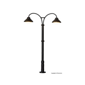 Viessmann 6909 Bahnsteigleuchte Baden-Baden doppelt, LED...