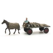 Artitec 387.276 Coal cart with horse, H0