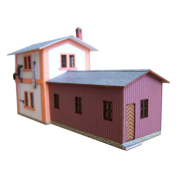 Beckert 02-07-2-1-H0 Holzanbau zum Wasserhaus Bärenstein